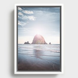 Cannon Beach Oregon Framed Canvas