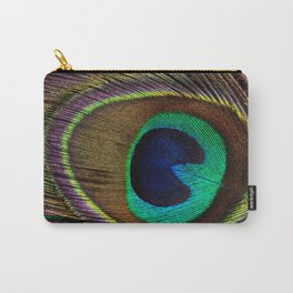 Peacock Feather Carry-All Pouch