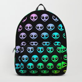 Alien smiley Backpack