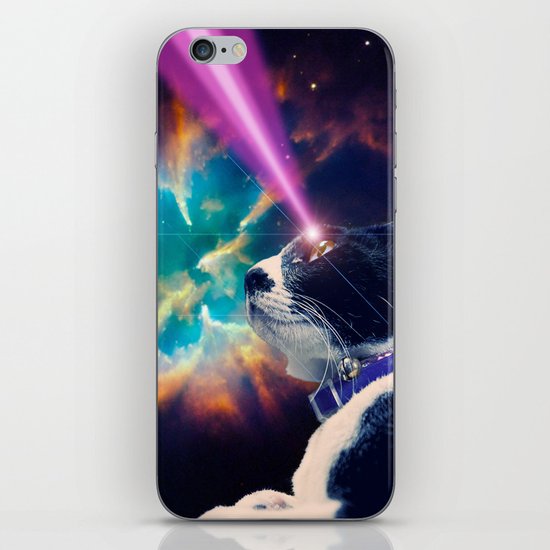 Neko San in Space iPhone & iPod Skin