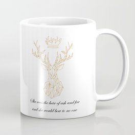 The Heir of Ash and Fire Terrasen Golden Stag Coffee Mug