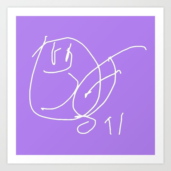 Hey Baby Art Print