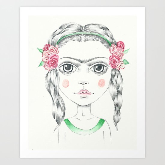 frida kahlo Art Print