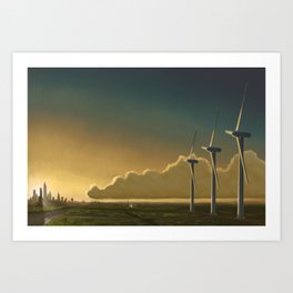 Sunrise in America Art Print