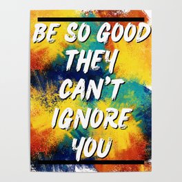 Be so good Poster