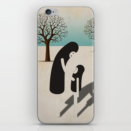 padre/figlio iPhone & iPod Skin