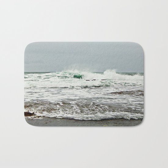 Sea Breaks on the Tidal Shelf Bath Mat