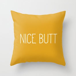 Nice Butt Throw Pillow