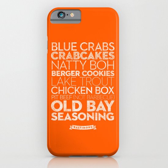 Baltimore — Delicious City Prints iPhone & iPod Case