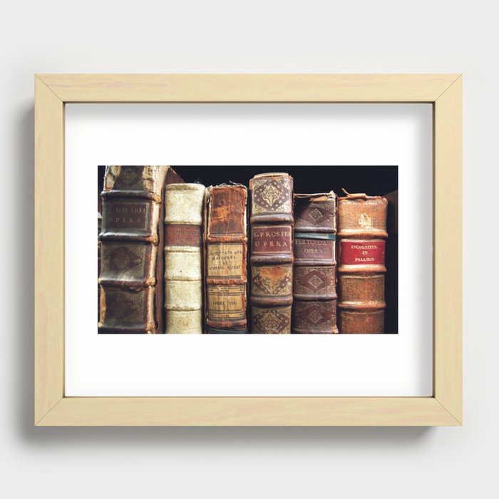 Library Recessed Framed Print