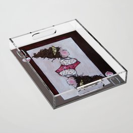 Queen of Hearts Acrylic Tray