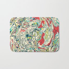 Abstract Marble Painting Bath Mat