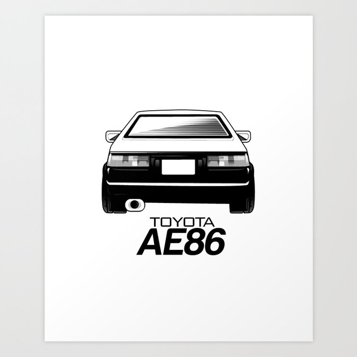 Рисунок toyota ae86