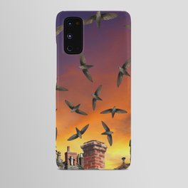 Chimney Swifts at Dusk Android Case