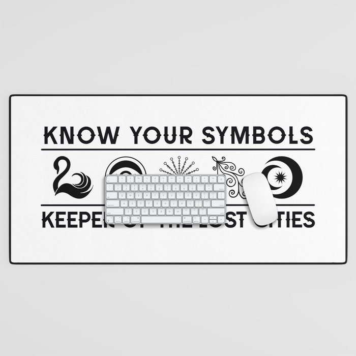 Know Your KEEPER Symbols Desk Mat