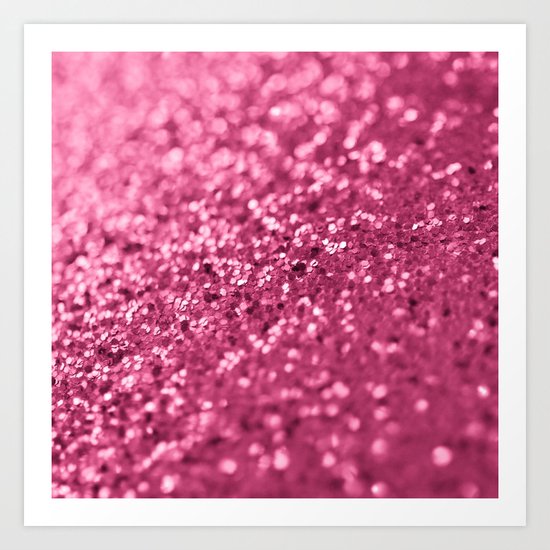 Candied Pink... Art Print