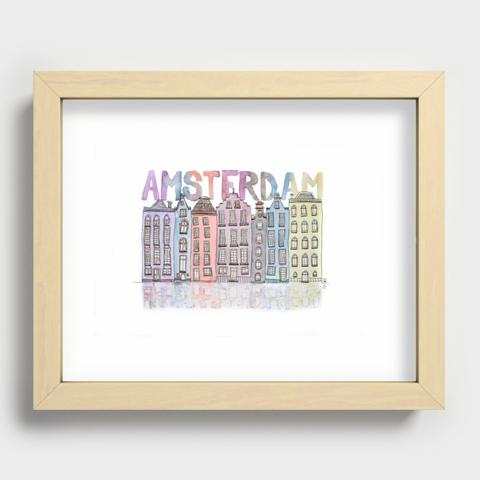 AMSTERDAM Recessed Framed Print