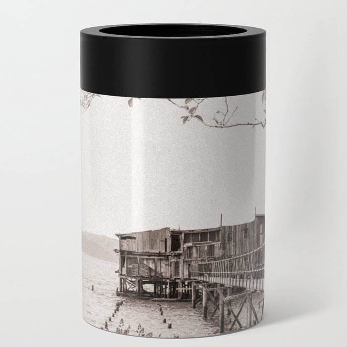 Astoria Oregon Vintage Style Photography Can Cooler