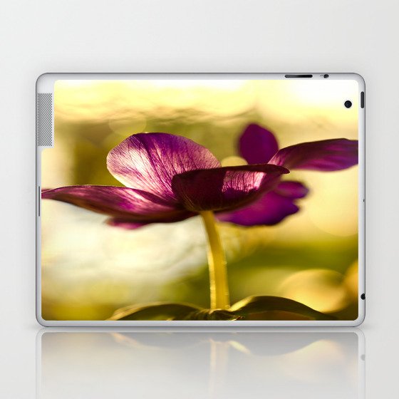Glowing Purple Flower #decor #society6 #buyart Laptop & iPad Skin