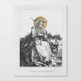 The Wet Nurse of the Woods Canvas Print