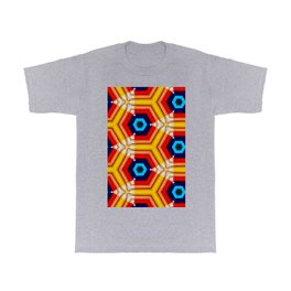 geometric colorfull T Shirt | Mandala, Digital Manipulation, Digital, Vector, Photoedited, Kaleidoscopio, Magic Circle, Yellow, Photo, Fractal 