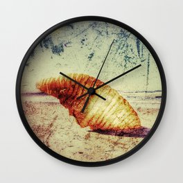 Paraglider Wing Collapses on Beach Grunge Style Looks Like a Giant Slug Wall Clock