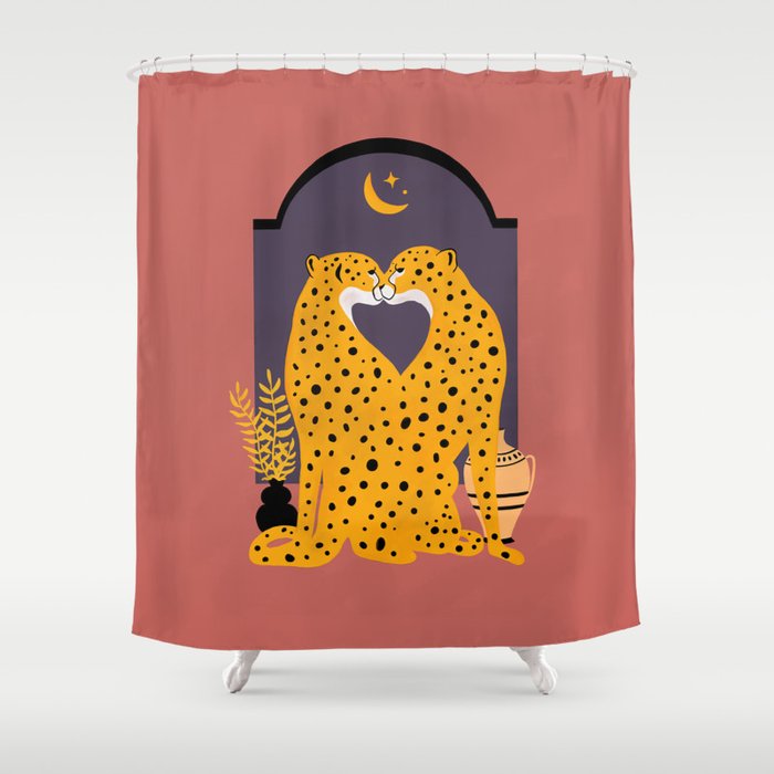 I would never Cheetah on you Shower Curtain
