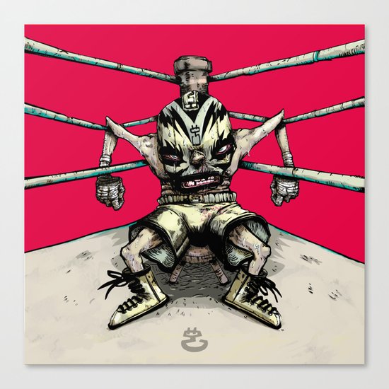El Rudo Hurricane Miguel Canvas Print