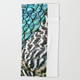 Peacock Beach Towel