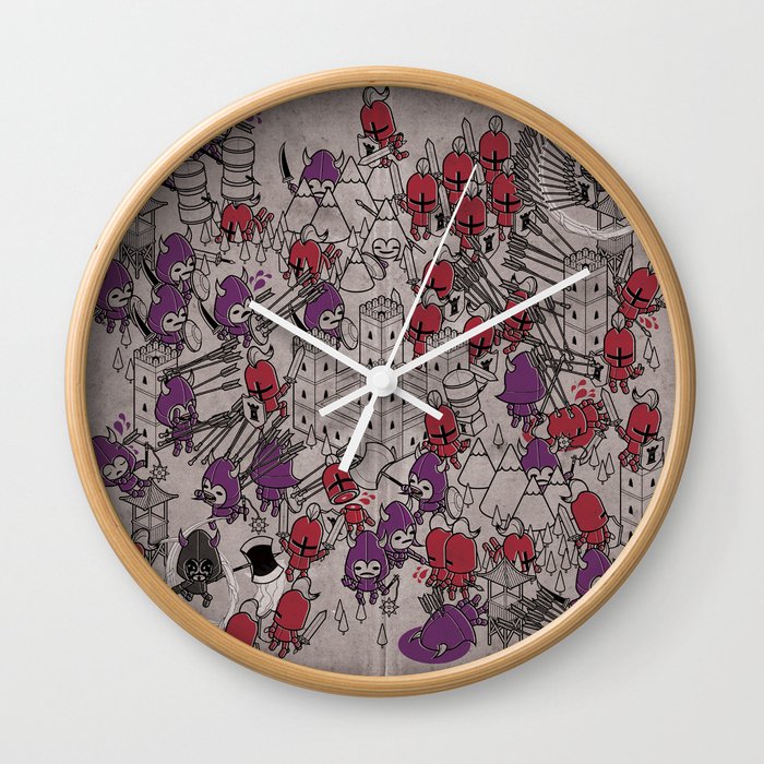 The Great Battle of 1211 Wall Clock