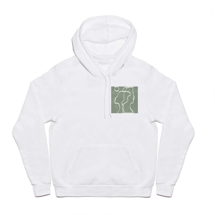 Abstract Faces Hoody