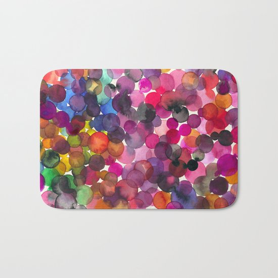Color Dots Bath Mat