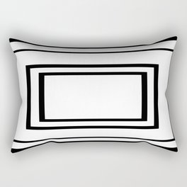 The Minimalist: Squared 2 Rectangular Pillow