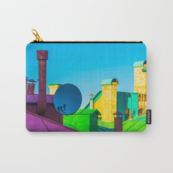 The brightness of the roofs of the city Carry-All Pouch