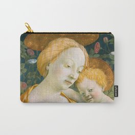 Madonna and Child by Domenico Veneziano, 15th Century Carry-All Pouch