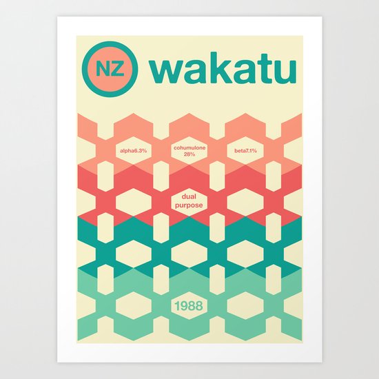 wakatu single hop Art Print