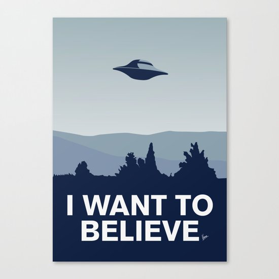 My X-files: I want to believe poster Canvas Print