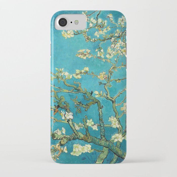 vincent van gogh blossoming almond tree iphone case