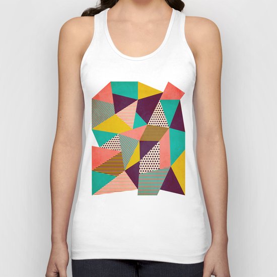 Geometric Love II Unisex Tank Top