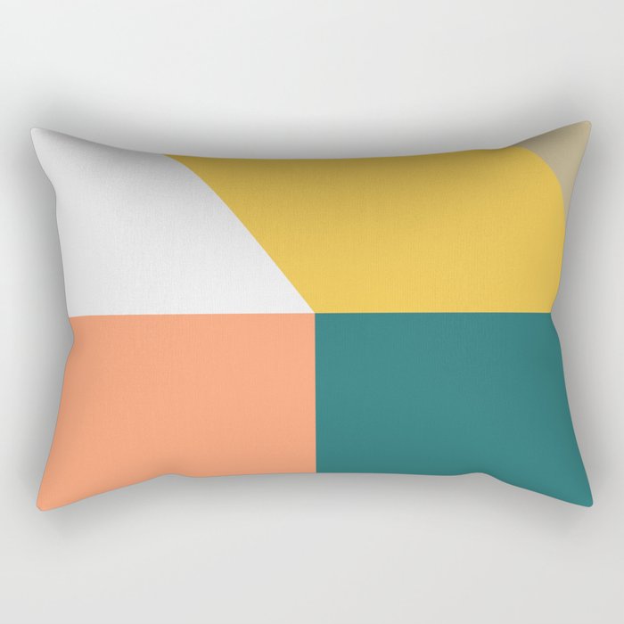 Abstract Geometric 18 Rectangular Pillow