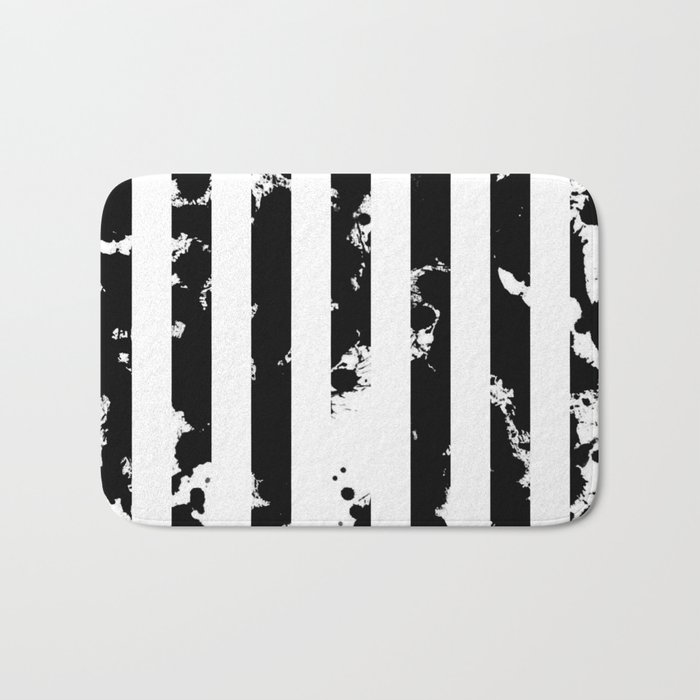 Splatter Bars Black Ink Black Paint Splats In A Stripey Stripy