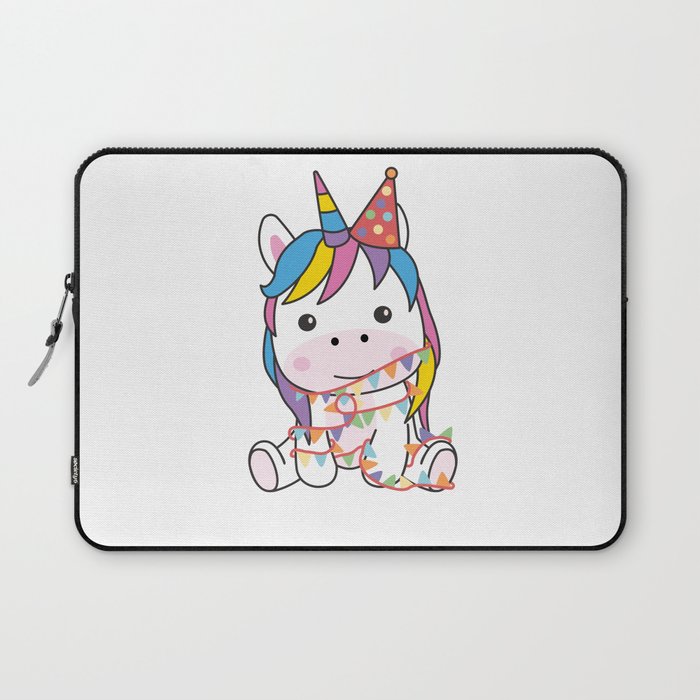 Birthday Unicorn For Kids A Birthday Laptop Sleeve