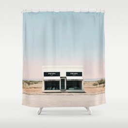 Fashion House Marfa Texas Shower Curtain