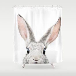 Hello Bunny Shower Curtain