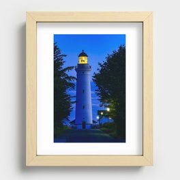 Lighthouse, Hirtshals, Denmark Recessed Framed Print