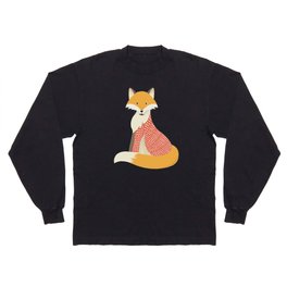 Whimsical Red Fox Long Sleeve T-shirt