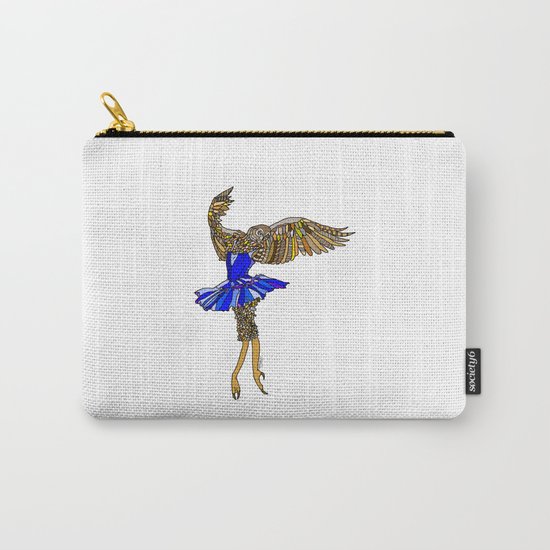 Owl Ballerina Tutu Carry-All Pouch
