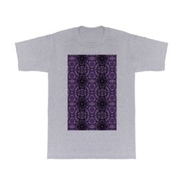 Liquid Light Series 33 ~ Purple Abstract Fractal Pattern T Shirt