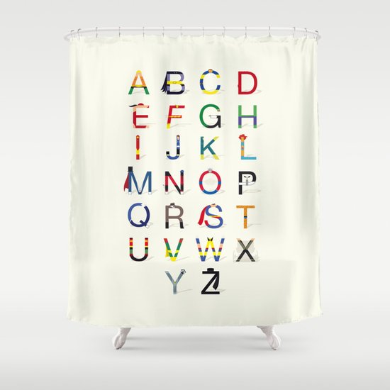 ABC SH Shower Curtain