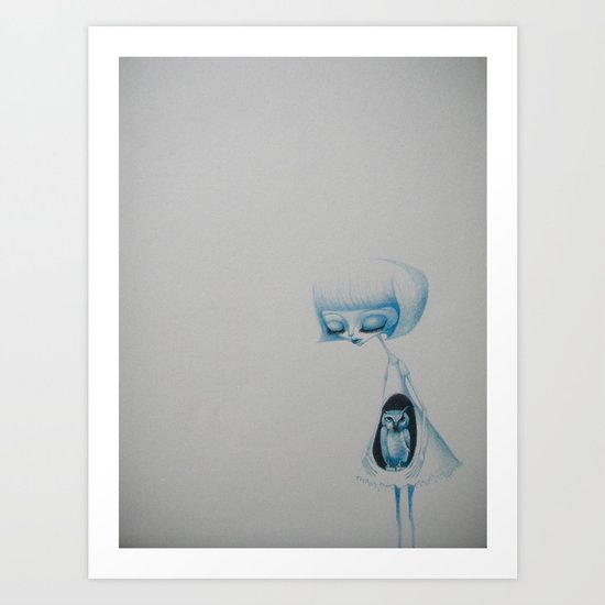 the owl's daughter Art Print